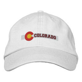 Gorra Bordada Diseño de la bandera del estado de Colorado