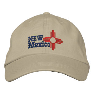 Gorra Bordada Diseño de la bandera del estado de New México