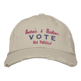 Gorra Bordada (Distressed Look) Election Gear -  Vote 