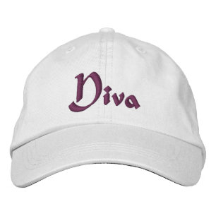 Gorra Bordada Diva divertida