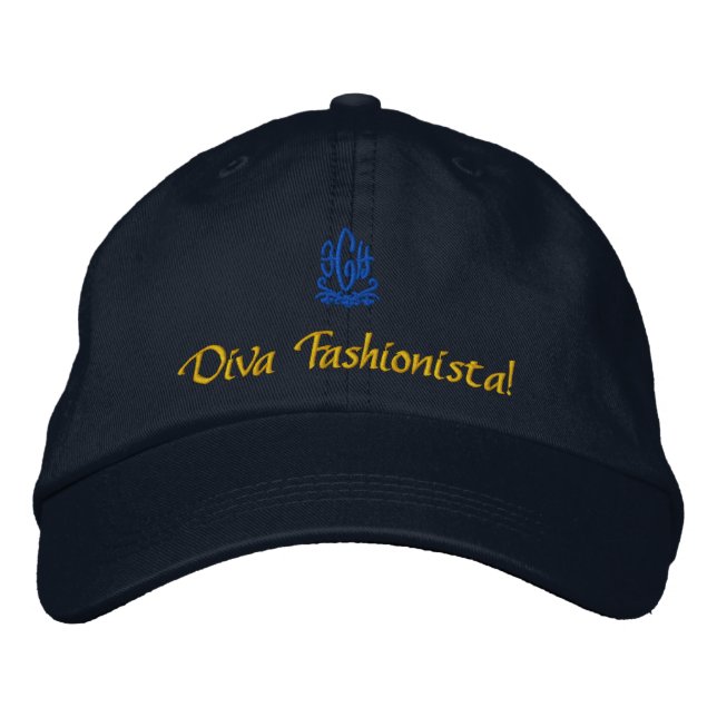 Gorra Bordada Diva Fashionista (Anverso)