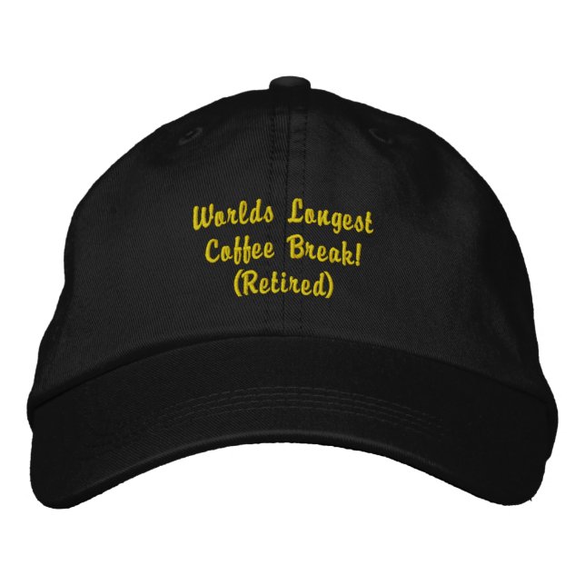 Gorra Bordada Diversión de retiro (Anverso)