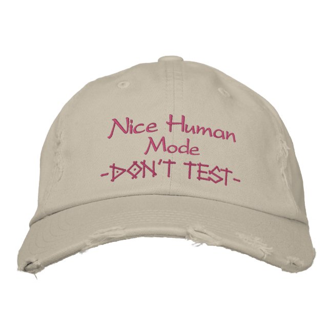 Gorra Bordada Diversión Humorística  (Anverso)