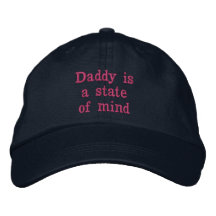 Gorra Bordada Divertida "Papá Es un Estado Mental"
