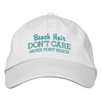 Divertido cabello de playa no le importa el nombre