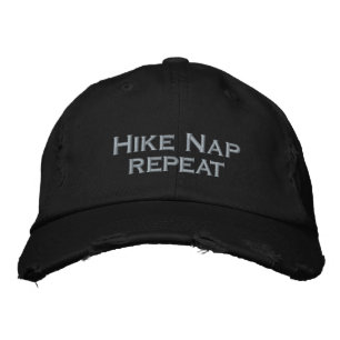 Gorra Bordada Divertido dicho - Hike Nap Repeat