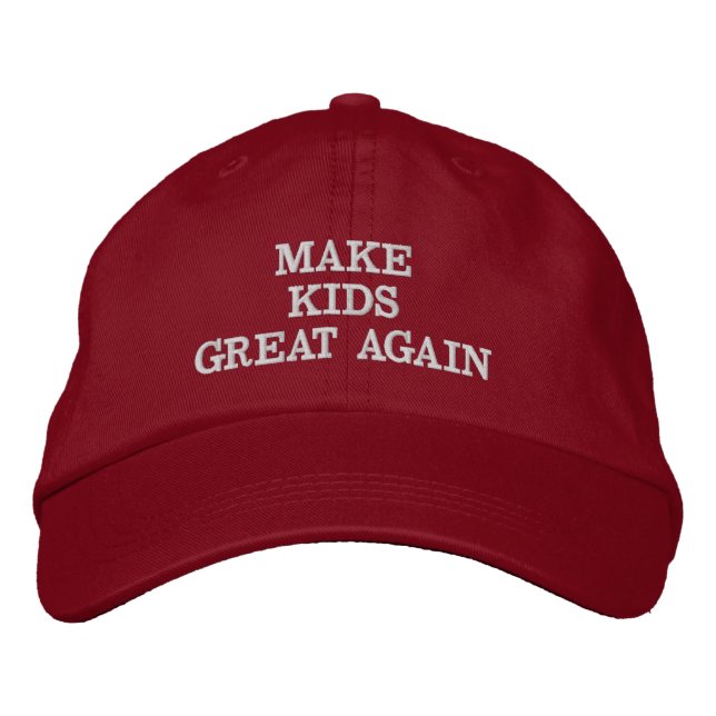 Gorra Bordada divertido hazlo genial de nuevo (Anverso)