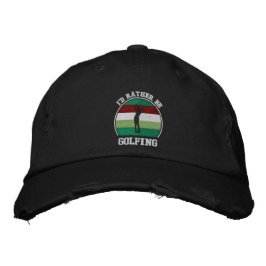 Gorra Bordada Divertido lema de tipografía audaz en lugar de ser