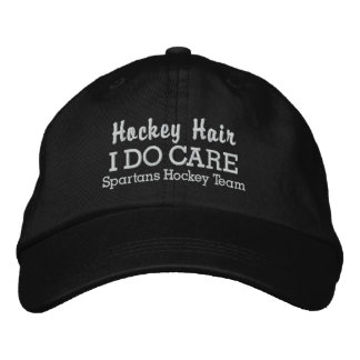 Gorra Bordada Divertido nombre del equipo personalizado "Hockey 