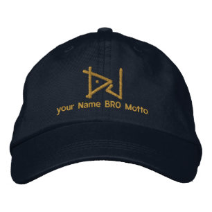 Gorra Bordada DJ Personalizable Cap Your Own Text Bro & Babe