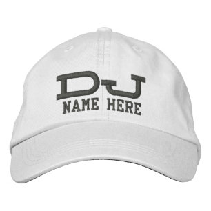 Gorra Bordada DJ personalizado