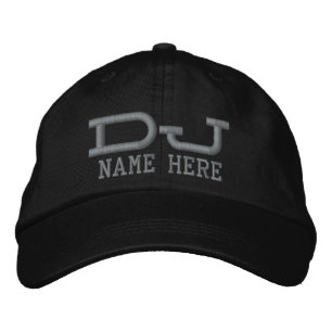 Gorra Bordada DJ personalizado