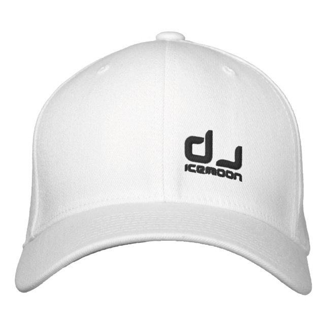 GORRA BORDADA DJICEMOON BK (Anverso)