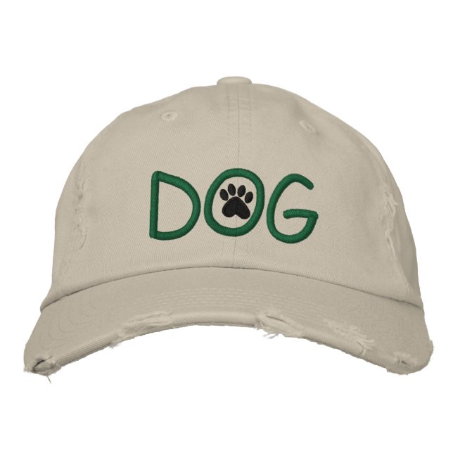 Gorra Bordada DOG por SRF (Anverso)