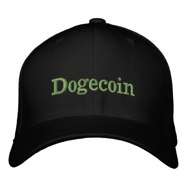 Gorra Bordada Dogecoína (Anverso)