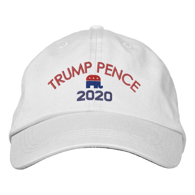 Gorra Bordada Donald Trump Mike Pence - con elefante republicano (Anverso)