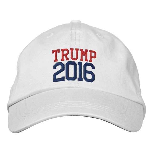 Gorra Bordada Donald Trump, presidente 2016 (Anverso)