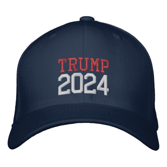Gorra Bordada Donald Trump, presidente 2024 (Anverso)
