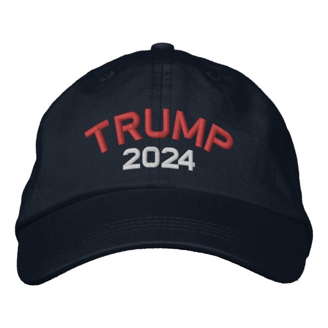 Gorra Bordada Donald Trump, presidente 2024 (Anverso)