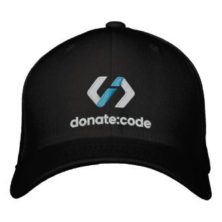 Gorra Bordada donar:código Béisbol con logotipo bordado
