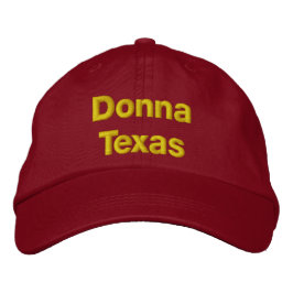 Gorra Bordada Donna Texas