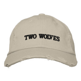 Gorra Bordada "Dos lobos"