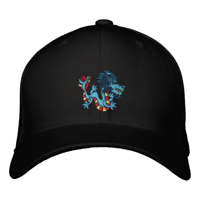 Gorra Bordada Dragón a rayas (Anverso)