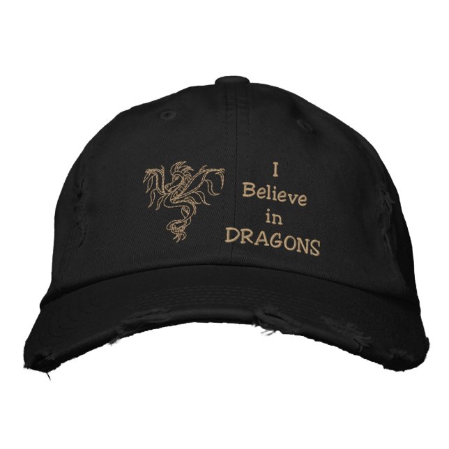 Gorra Bordada Dragón guerrero (Anverso)