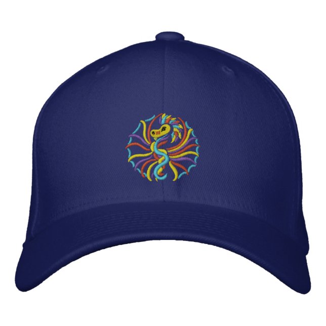 Gorra Bordada Dragón solar (Anverso)