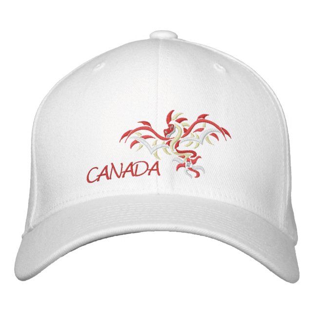 Gorra Bordada dragón solar Canadá, (Anverso)