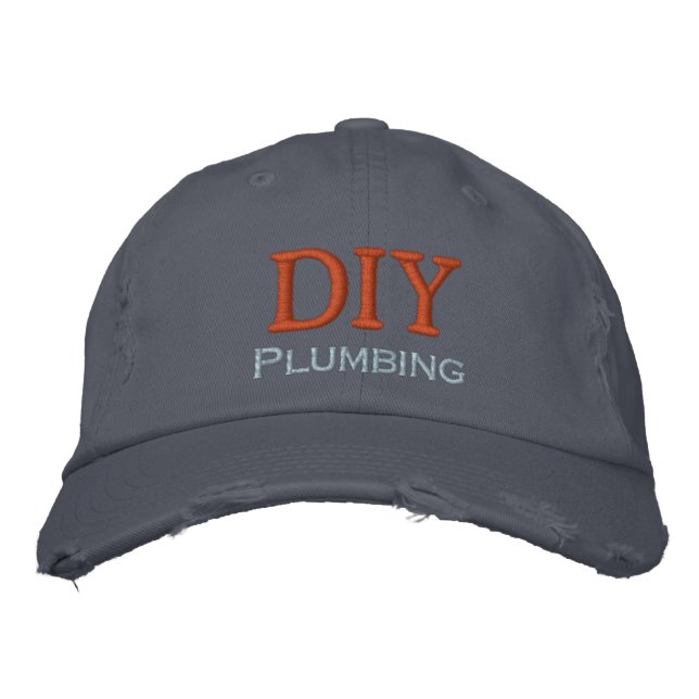 Gorra Bordada DYI Plumbing (Anverso)