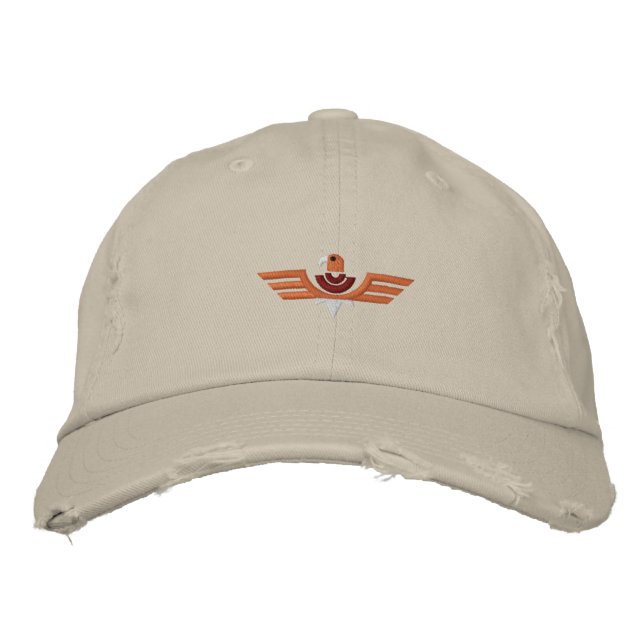 Gorra Bordada Eagle-Nativo Americano Del Suroeste (Anverso)