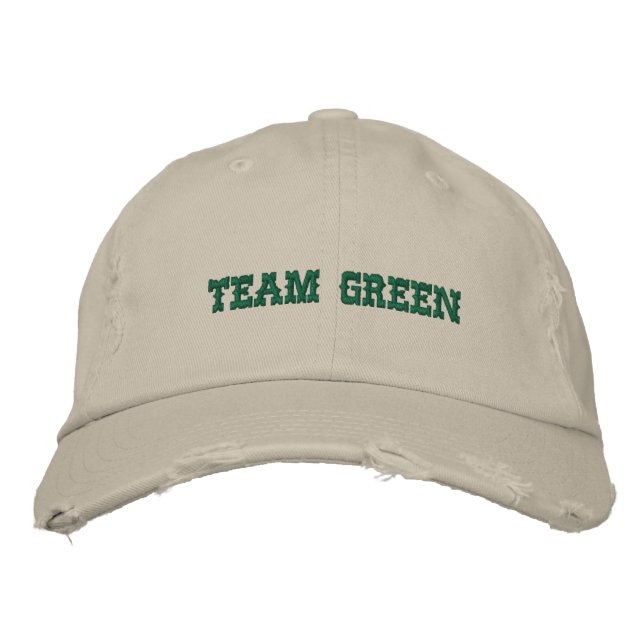 GORRA BORDADA EAM GREEN (Anverso)