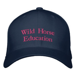 Gorra Bordada Educación de caballos salvajes