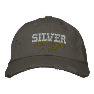 Gorra Bordada Ejército de Liberación de SILVER,