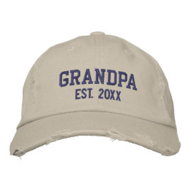 Gorra Bordada El abuelo Est establecido personalizado