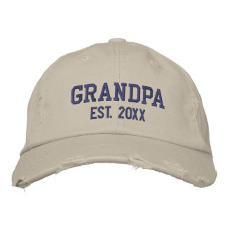 Gorra Bordada El abuelo Est establecido personalizado