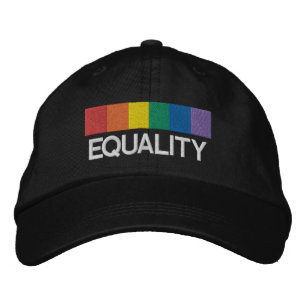 Gorra Bordada El arcoiris del orgullo gay por la igualdad