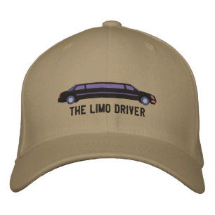 Gorra Bordada El bordado de encargo del conductor de la limusina