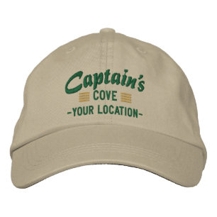 Gorra Bordada El capitán COVE lo personaliza con un tapón bordad