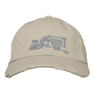 Gorra Bordada El castor rosado está perturbado Chino Twil Bordad