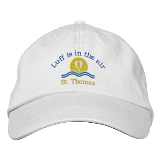Gorra Bordada El Luffers Sunset_Luff está en el aire de St. Thom