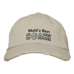 Gorra Bordada El mejor entrenador de voleibol del mundo