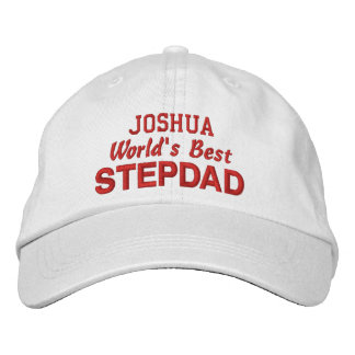 Gorra Bordada El mejor nombre personalizado STEPDAD del mundo RE