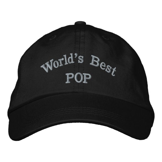 Gorra Bordada El mejor pop del mundo (Anverso)