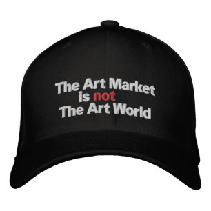 Gorra Bordada El mercado del arte no es el mundo del arte