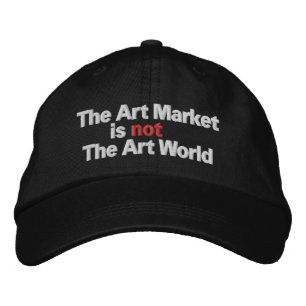 Gorra Bordada El mercado del arte no es el mundo del arte
