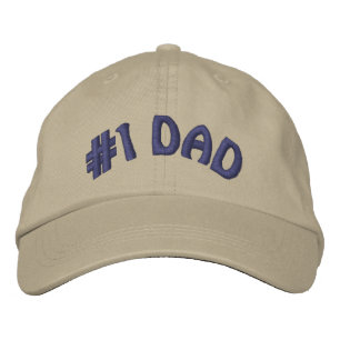 Gorra Bordada El mundo más grande número uno #1 papá