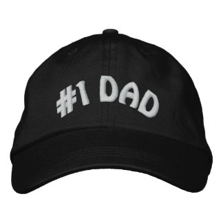 Gorra Bordada El mundo más grande número uno #1 papá