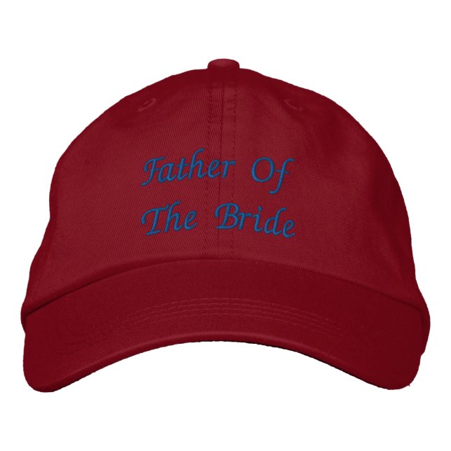 Gorra Bordada El padre de la novia (Anverso)